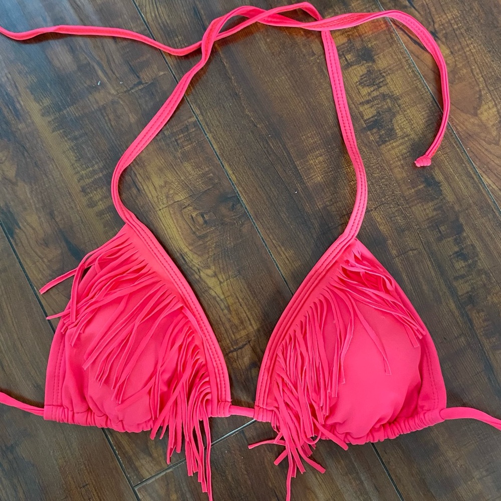 LA Hearts Fringe Bikini Size Medium